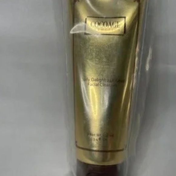 COCOAGE DAILY DELIGHT 24K GOLD FACIAL CLEANSER-3.4 fl oz/120 ml-BRAND NEW-SEALED - Picture 3 of 4